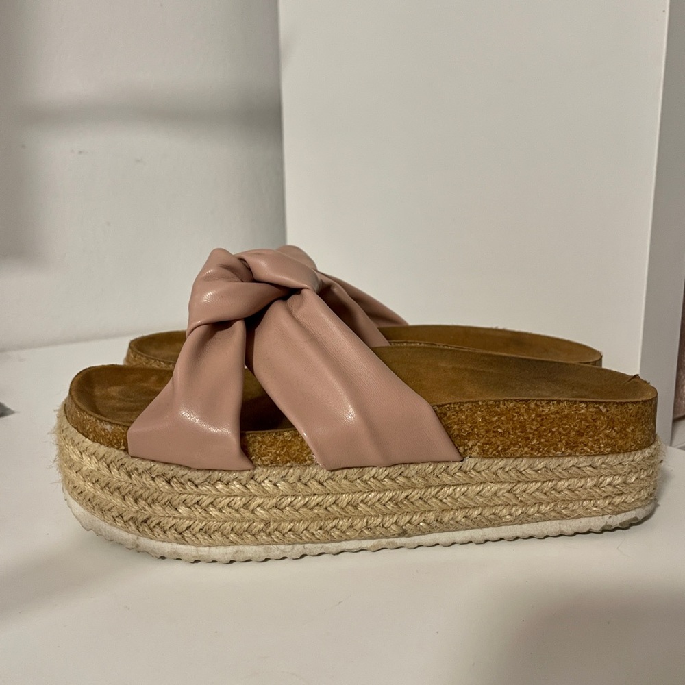 ASOS Nude Pink Slides